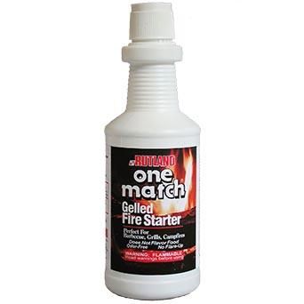 Rutland One Match Gelled Fire Starter, Wood and Pellet Stoves 16 fl. oz.