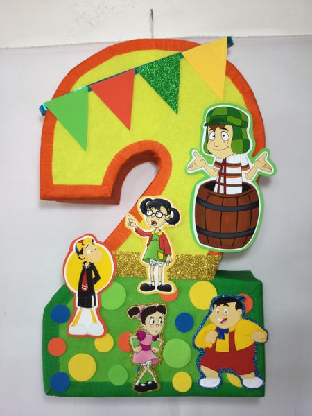 Number 2 Chavo Del 8 Pinata Chavo Del 8 Birthday Party Chavo De