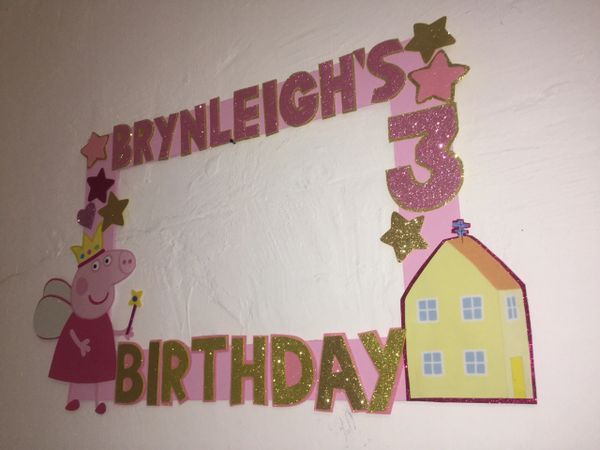 Peppa Pig House Prop Peppa Pig Birthday Decorations by 