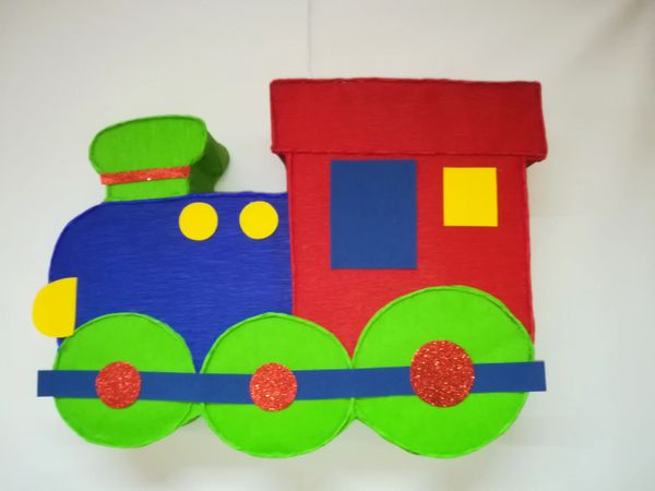 Choo Choo train Kids Train piñata Train vintage Pinata Train Birthday