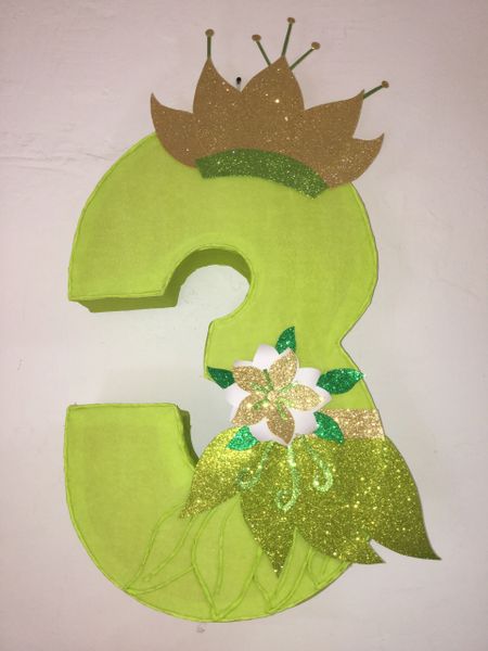 The Princess And The Frog Number 3 Pinata Princess Tiana Pinata