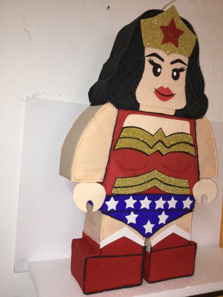 Superheroes Pinata, Superheroes Birthday Party Birthday Wonder Woman Party  