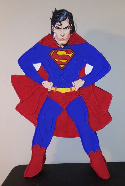 Superman pinata, super hero birthday party, league of justice bir