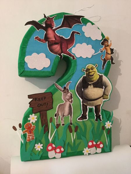 shrek fiona birthday pinata friends supplies