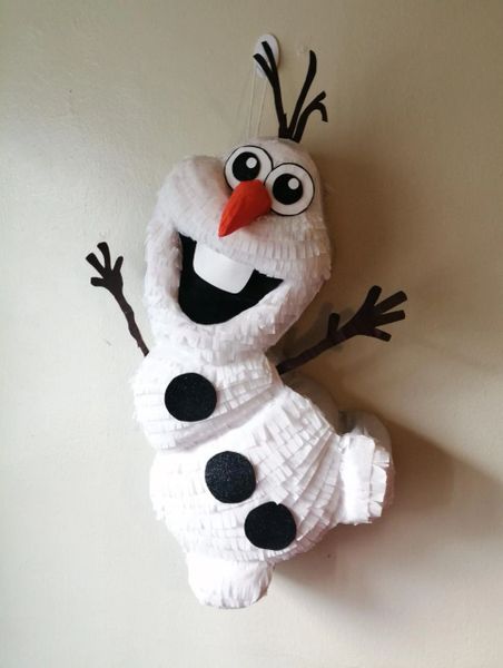 snow man pinata, Olaf pinata, Frozen birthday party, frozen party