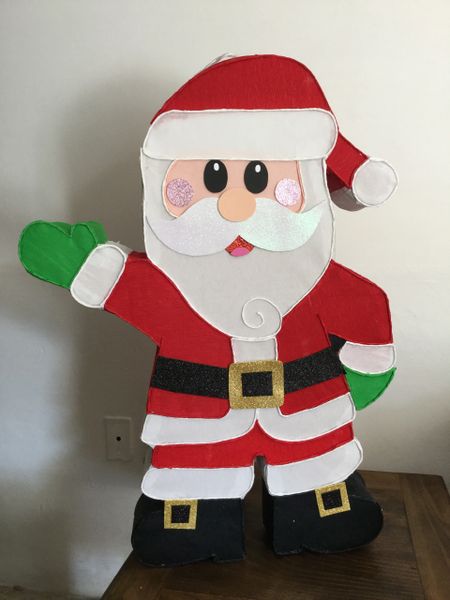 SANTA CLAUS PINATA. MERRY CHRISTMAS , Santa Claus Christmas party