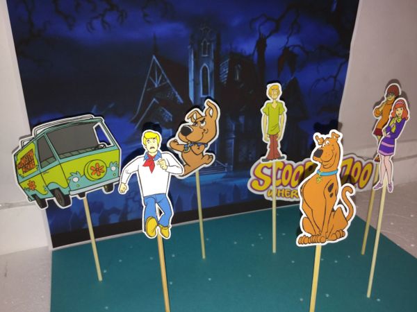 Scooby Doo Cupcake Topper Party Solution Decoration Theme