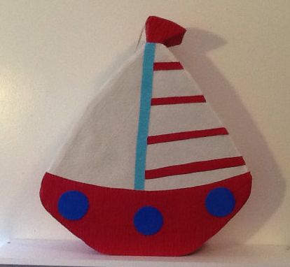 Sailboat Pinata - Custom Party Pinatas 