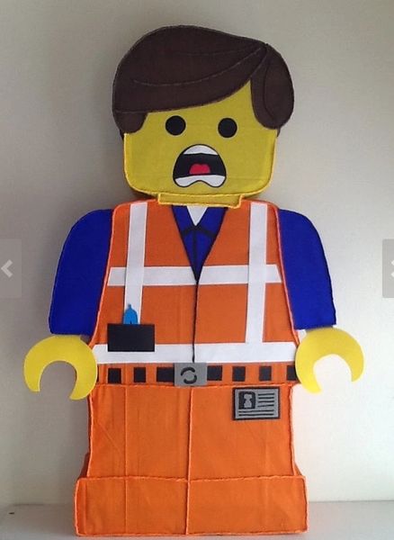 Emmet pinata. Birthday Party decoration. the lego movie ...