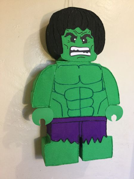 Hulk Pinata The Incleible Hulk Pinata Hulk Birthday Party Hulk