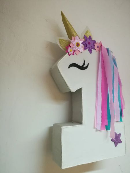 number one unicorn pinata aldi my shop party supplies