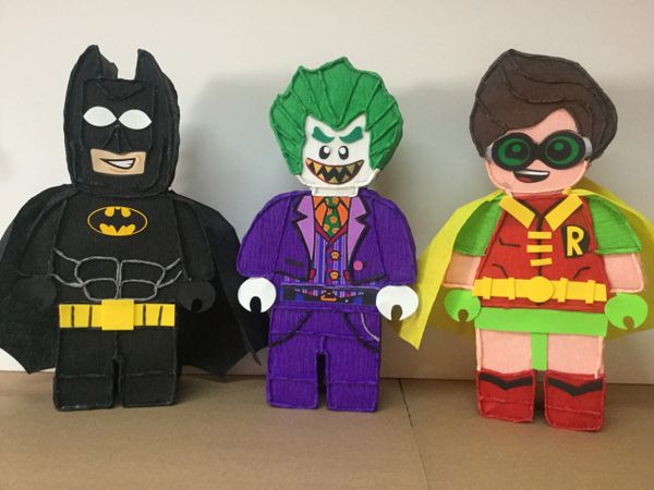 Batman, Joker , robin pinatas. | Aldi My Shop party supplies