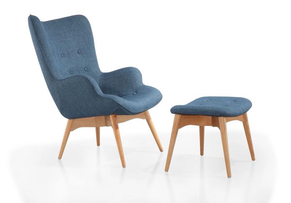 Lounge Chair and Ottoman Set MAC0081