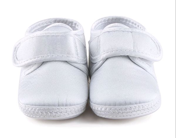 Baby Boys White Velcro Shoe