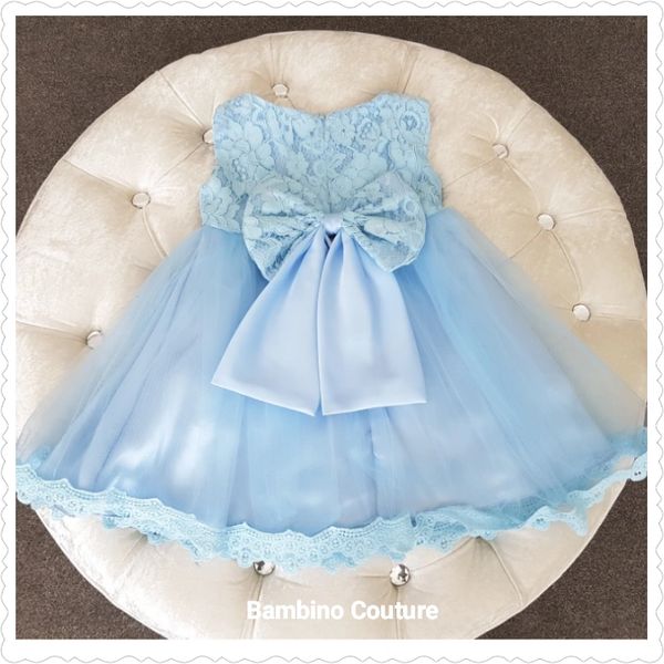 Baby girl store blue occasion dress