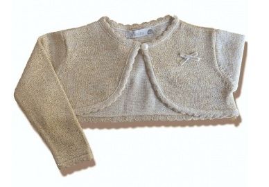 Baby girl shop gold bolero