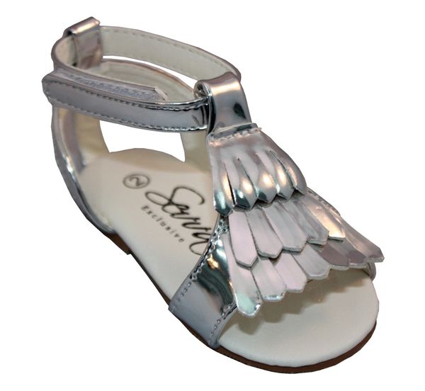 Silver sandals hot sale baby girl