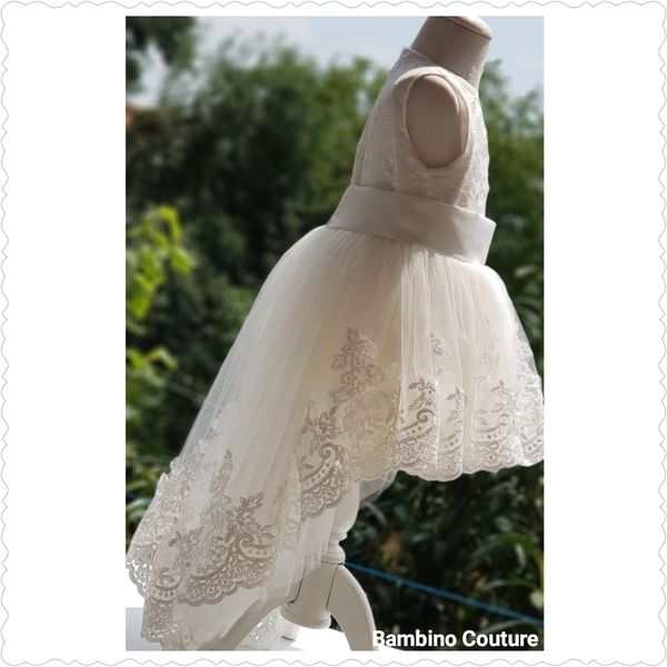 Penelope Lace Baptism Gown –