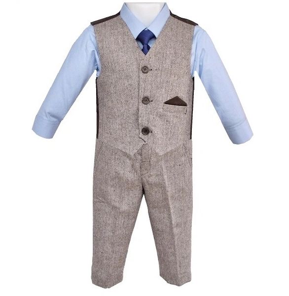 Boys herringbone waistcoat best sale