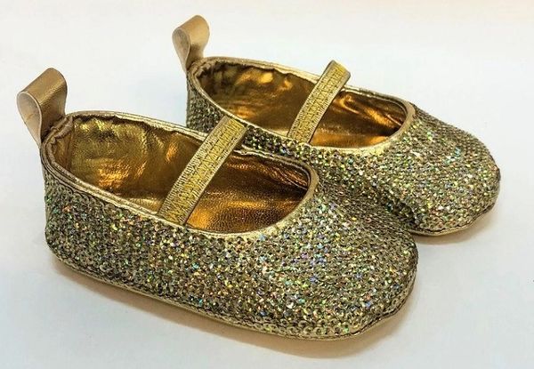 Girls gold hot sale sequin shoes