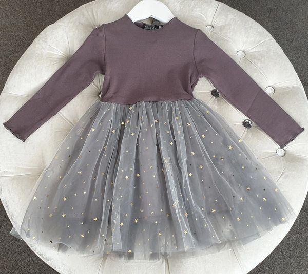 long sleeve tulle dress toddler