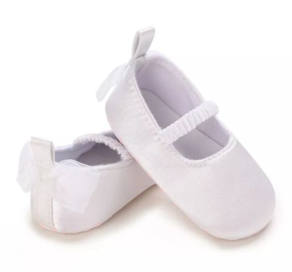 White satin hot sale shoes girls