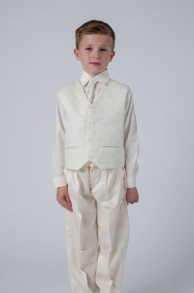 Baby Boys Marcus Ivory Waistcoat Suit | Children's Special Occasionwear ...