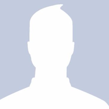 Silhouette profile icon with a light blue background.