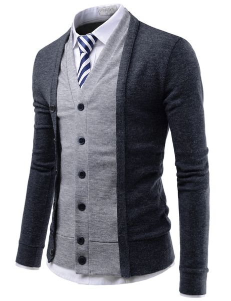 Charcoal & Grey 2T Cardigan | Mondo Fashion