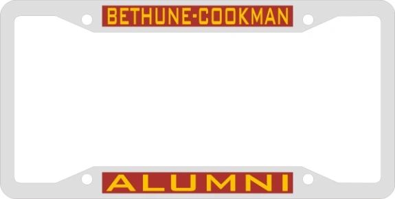 License Plate Frame, BCU Alumni, Dual Bar