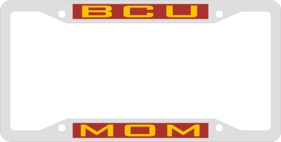 License Plate Frame, BCU MOM