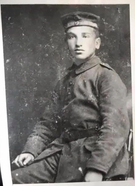 Richard Stern in the German Army during World War I.