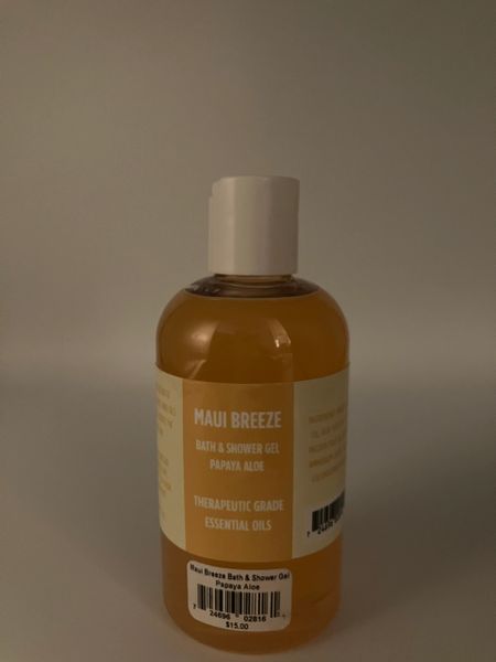 MAUI BREEZE BATH AND SHOWER GEL PAPAYA ALOE