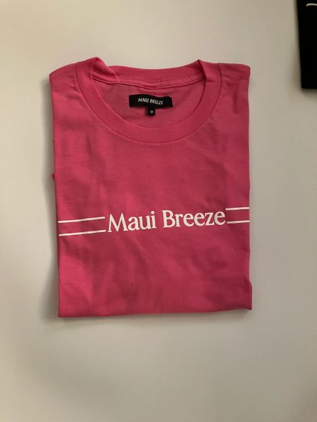 MAUI BREEZE TEE SHIRT SHORT SLEEVE PINK