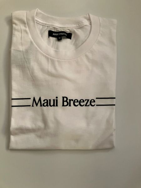 MAUI BREEZE TEE SHIRT SHORT SLEEVE WHITE