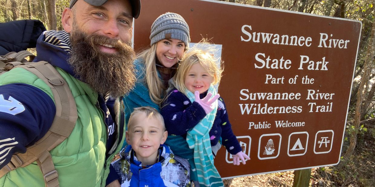 Suwannee River State Park - Part of the Suwannee River Wilderness Trail