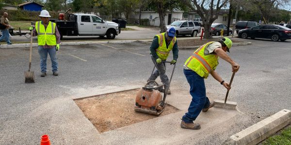 paving asphalt concrete site work potholes mcallen edinburg harlingen repair replace construction
