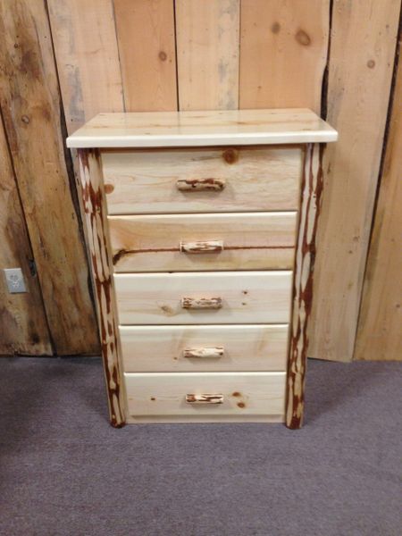 Oregon Log Furniture Dresser Custom Handmade Log Furniture