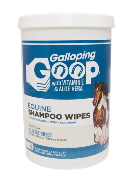 GALLOPING GOOP RINSE FREE SHAMPOO WIPES