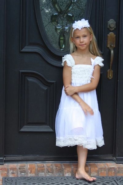 White lace dress for hotsell teenage girl