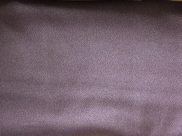 30's Reproduction Fabric dark purple purplish with off white tiny dots