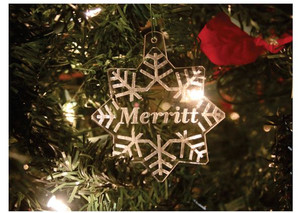 8 Pointed Snowflake Ornament