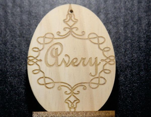 Single Count Easter Egg Holder - Etched On Wood