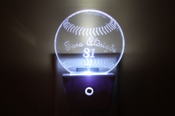 Baseball Night Light Insert Only