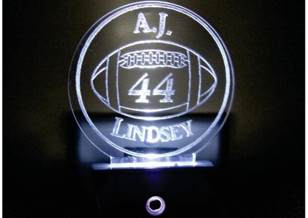 Football Insert plus LED Night Light