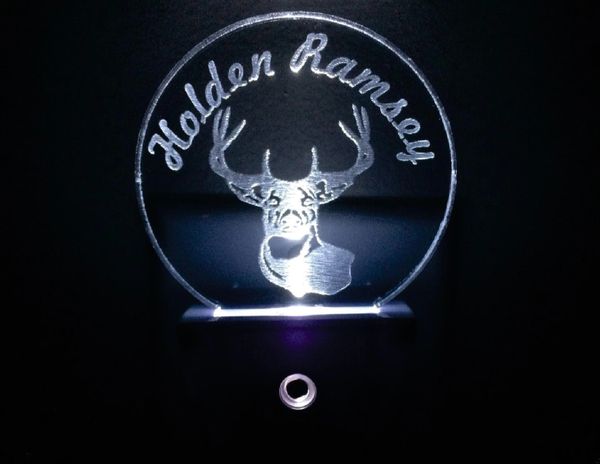 Deer Mount Insert plus LED Night Light