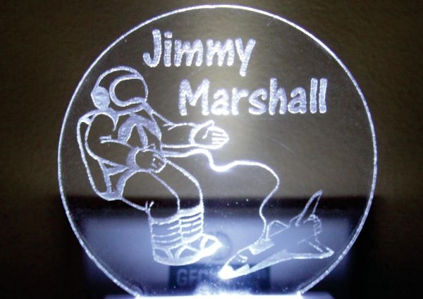 Astronuat and Space Shuttle Night Light Insert Only