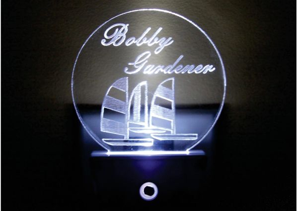 Sailboats Insert plus LED Night Light