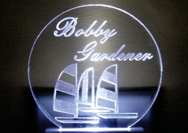 Sailboats Night Light Insert Only