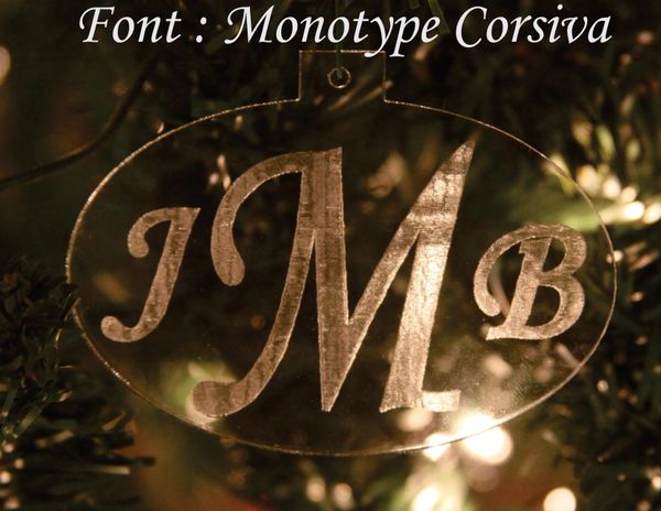 Monogram Ornament